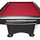 Brunswick Billiards Gold Crown VI 9' Slate Pool Table in Matte Black w/ Pockets
