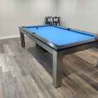 Playcraft Monaco 7' Slate Pool Table with Dining Top with Euro Blue Felt