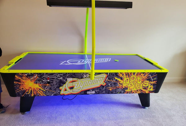 Dynamo 8 Foot Hot Flash II Air Hockey Table Non-coin – Game World