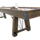 Carmelli Cheyenne 12' Shuffleboard Table in Rustic Oak Finish