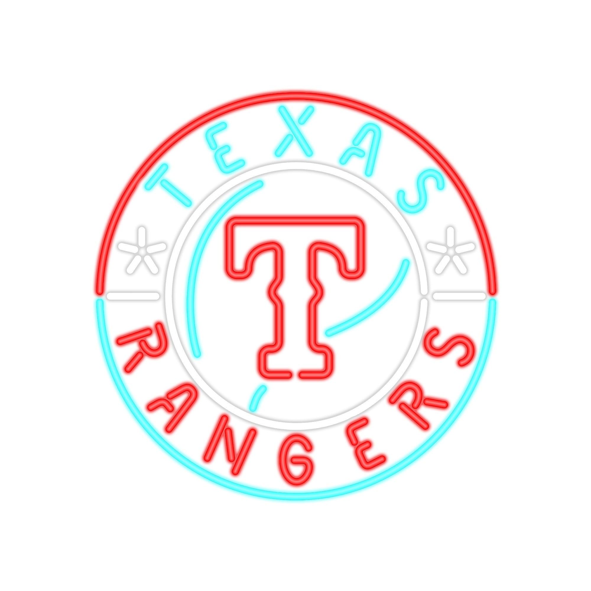 Imperial Texas Rangers Neon Sign