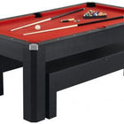 Hathaway Park Avenue 7' Pool Table Set With Benches & Top