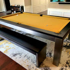 Playcraft Monaco 8' Slate Pool Table with Dining Top with Camel Felt