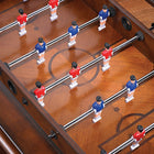 Playing Field on Signature Foosball Coffee Table by Chicago Gaming available at Foosball Planet.