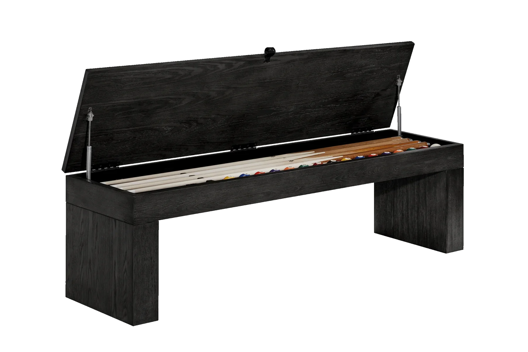 American Heritage Vancouver Multi-Functional Storage Bench in Black Ash
