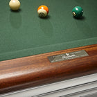 Brunswick Billiards Centennial 9' Slate Pool Table in Rosewood Chrome w/ Gully Return