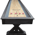 Playcraft Brazos River 14' Pro-Style Shuffleboard Table in Weathered Black