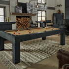 American Heritage Billiards Alta 8' Pool Table in Black Ash Installation 