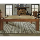 American Heritage Billiards Alta 8' Pool Table in Brushed Walnut