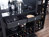 Imperial Ashton Bar Cabinet in Black