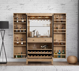 Imperial Westbrook Bar Cabinet in Sandstone