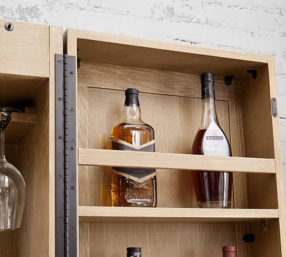 Imperial Westbrook Bar Cabinet in Sandstone