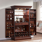 Imperial Ashton Bar Cabinet in Nut Brown