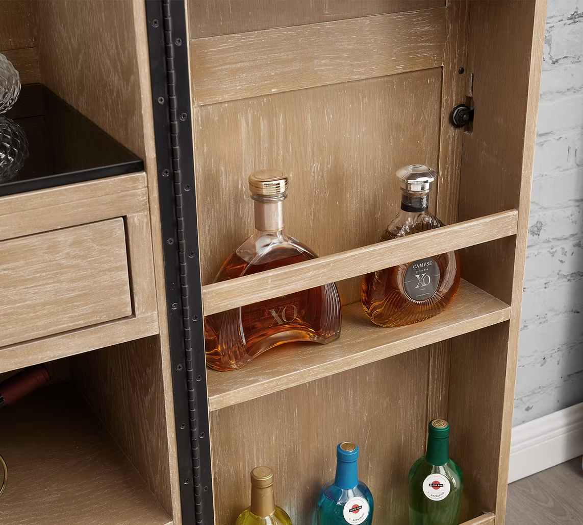 Imperial Westbrook Bar Cabinet in Sandstone