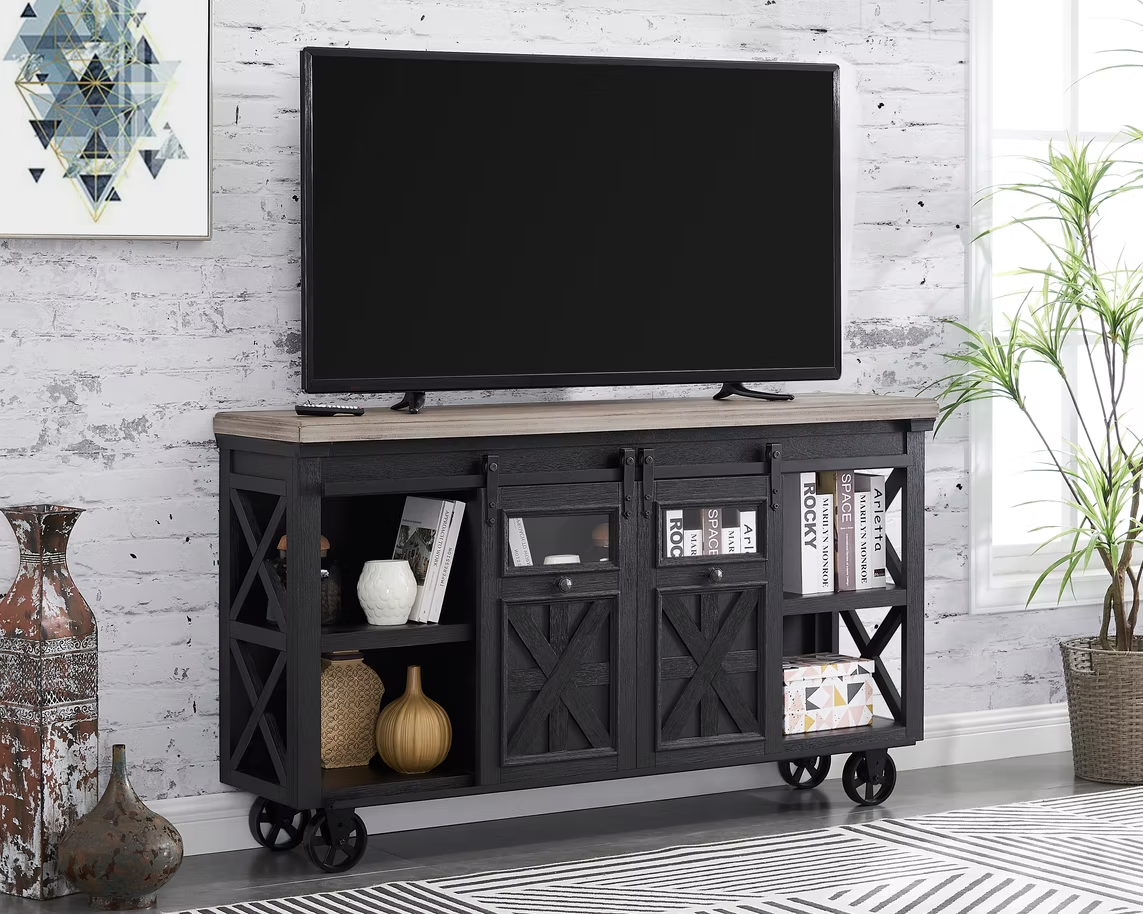 Imperial Blackened Oak Bar Cart