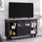 Imperial Blackened Oak Bar Cart