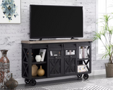 Imperial Blackened Oak Bar Cart