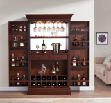 Imperial Ashton Bar Cabinet in Nut Brown