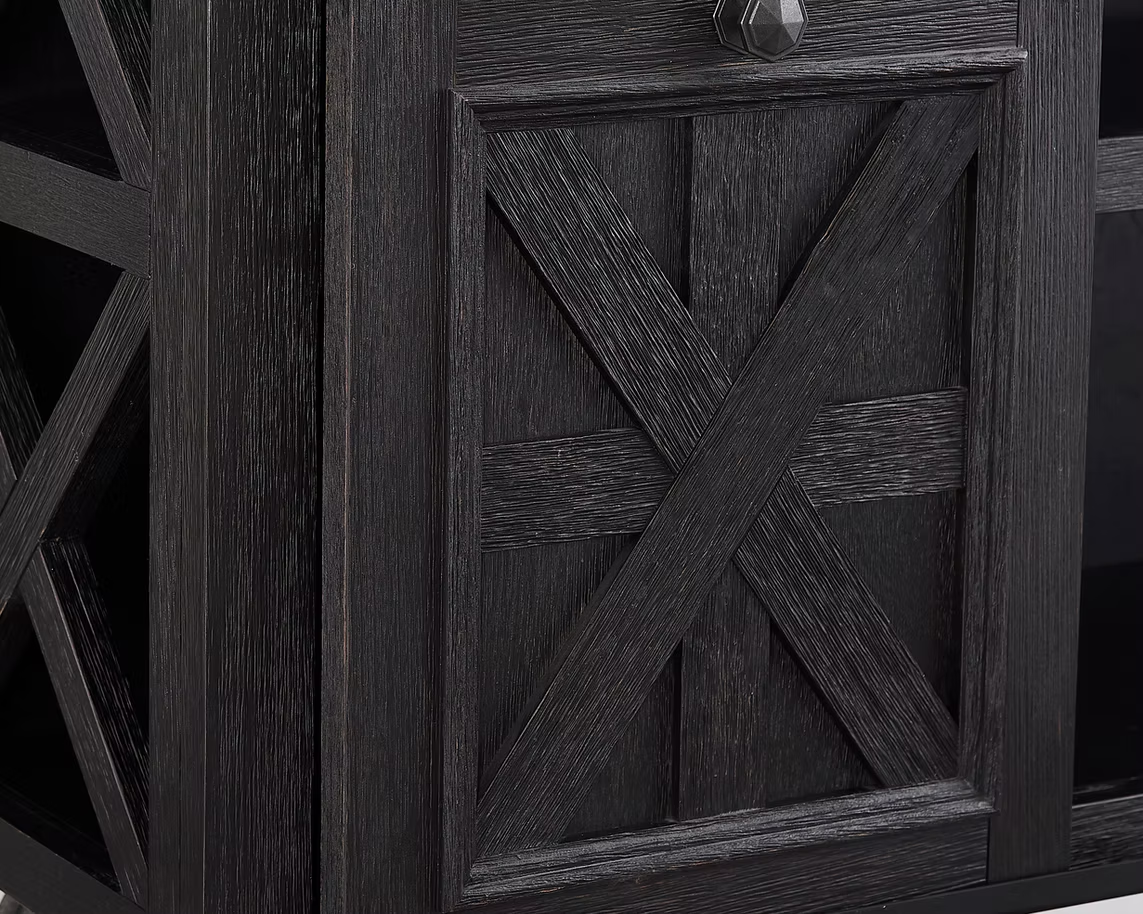 Imperial Blackened Oak Bar Cart