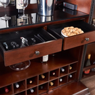 Imperial Ashton Bar Cabinet in Nut Brown