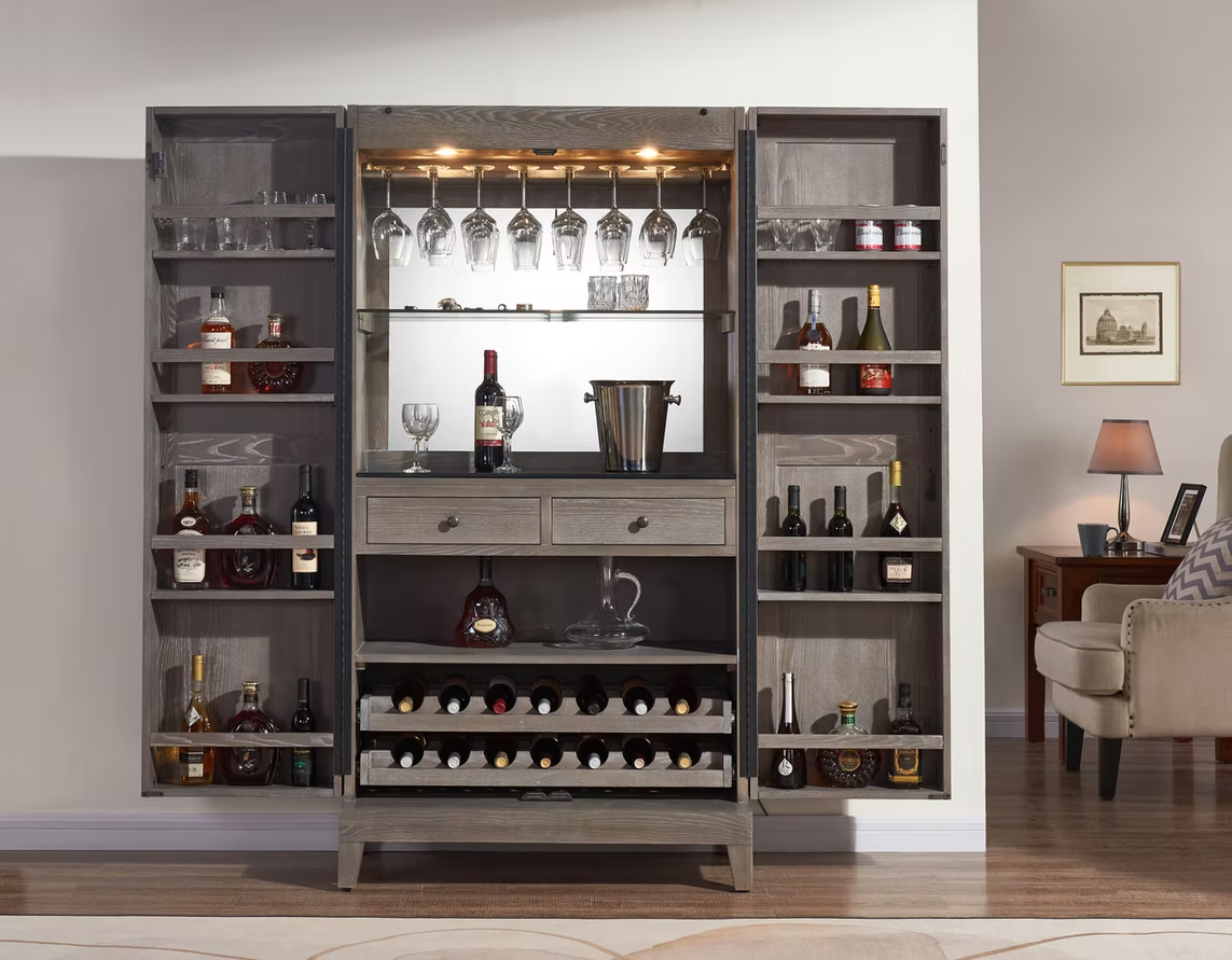 Imperial Westbrook Bar Cabinet in Glacier