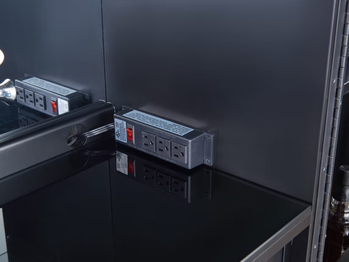 Imperial Ashton Bar Cabinet in Black