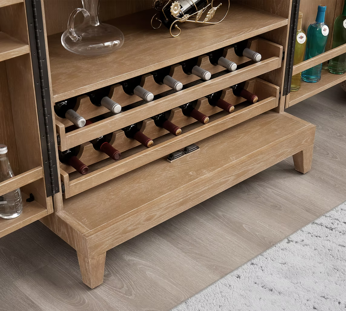 Imperial Westbrook Bar Cabinet in Sandstone