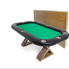 A BBO Poker Tables Helmsley with dining top and green felt is in the background.