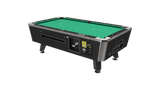 Valley Panther ZD-12X Black Frost coin-operated pool table with green felt top.