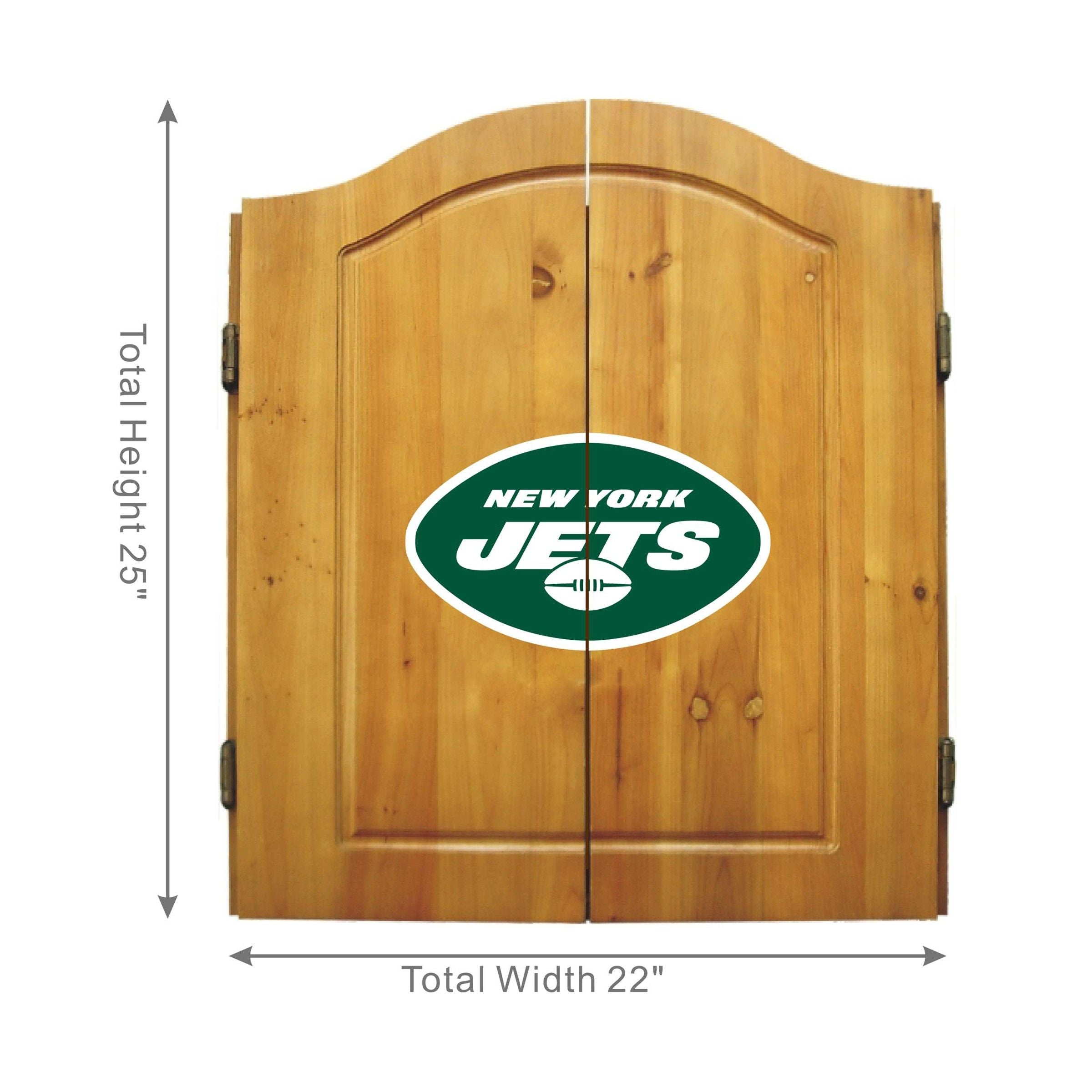 Imperial New York Jets Dart Cabinet Set