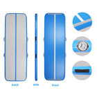 B2B 20' Inflatable Gymnastics 4" Blue Track Tumbling Mat