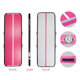 B2B 13' Inflatable Gymnastics 4" Pink Track Tumbling Mat