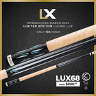 Lucasi Lux® LUX68 Cue—limited edition, only 100 made, available March 2024.