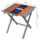 Imperial Denver Broncos Folding Adirondack Table with logo in orange/blue by Imperial.