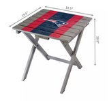 Imperial New England Patriots Folding Adirondack Table is a handy outdoor table for gatherings.