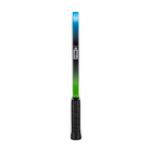 Gradient blue to green light saber toy with a visible brand logo on a white background