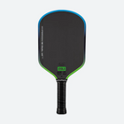 Black and green pickleball paddle with Joola branding on a white background