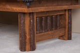 Viking Log Furniture Sawtooth Hickory Pool Table
