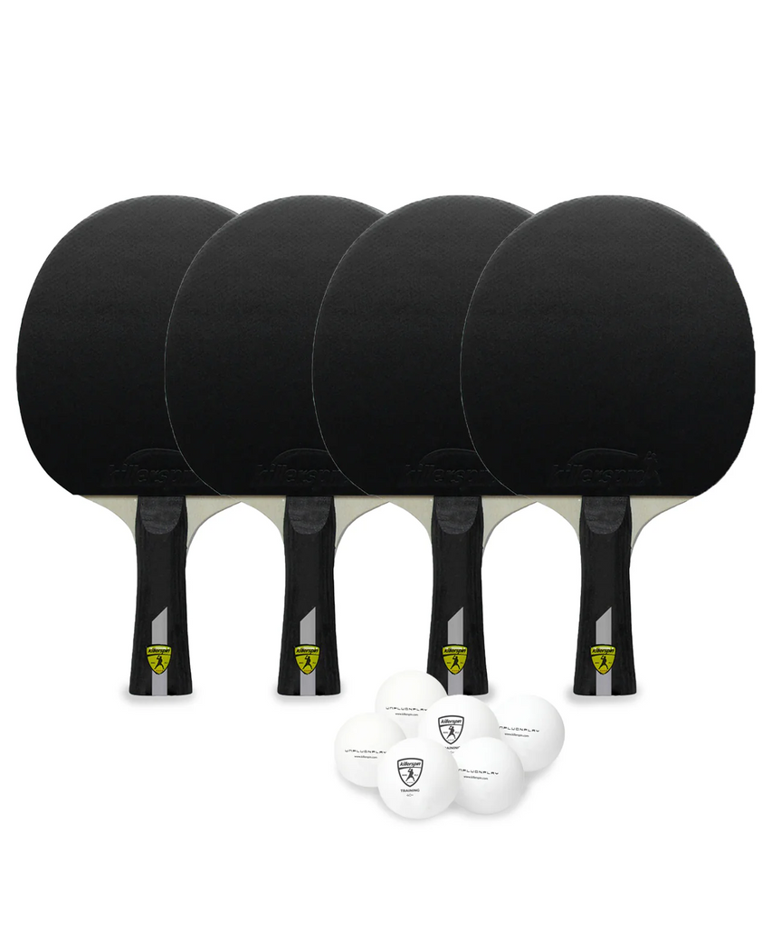 Killerspin 4X Impact - Set of 4 paddles and 6 balls