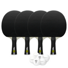 Killerspin 4X Impact - Set of 4 paddles and 6 balls