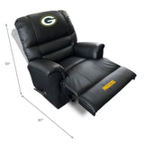 Imperial Green Bay Packers Sports Recliner