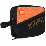 Black and orange bag with 'Butterfly' branding on a white background