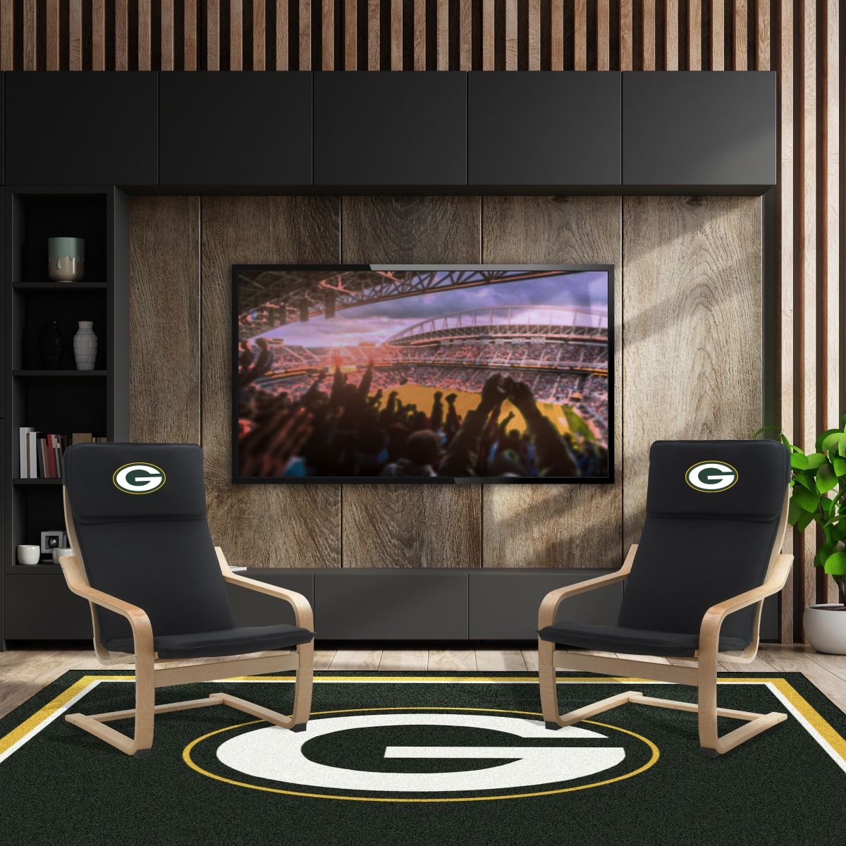 Imperial  Green Bay Packers Bentwood Adult Chair