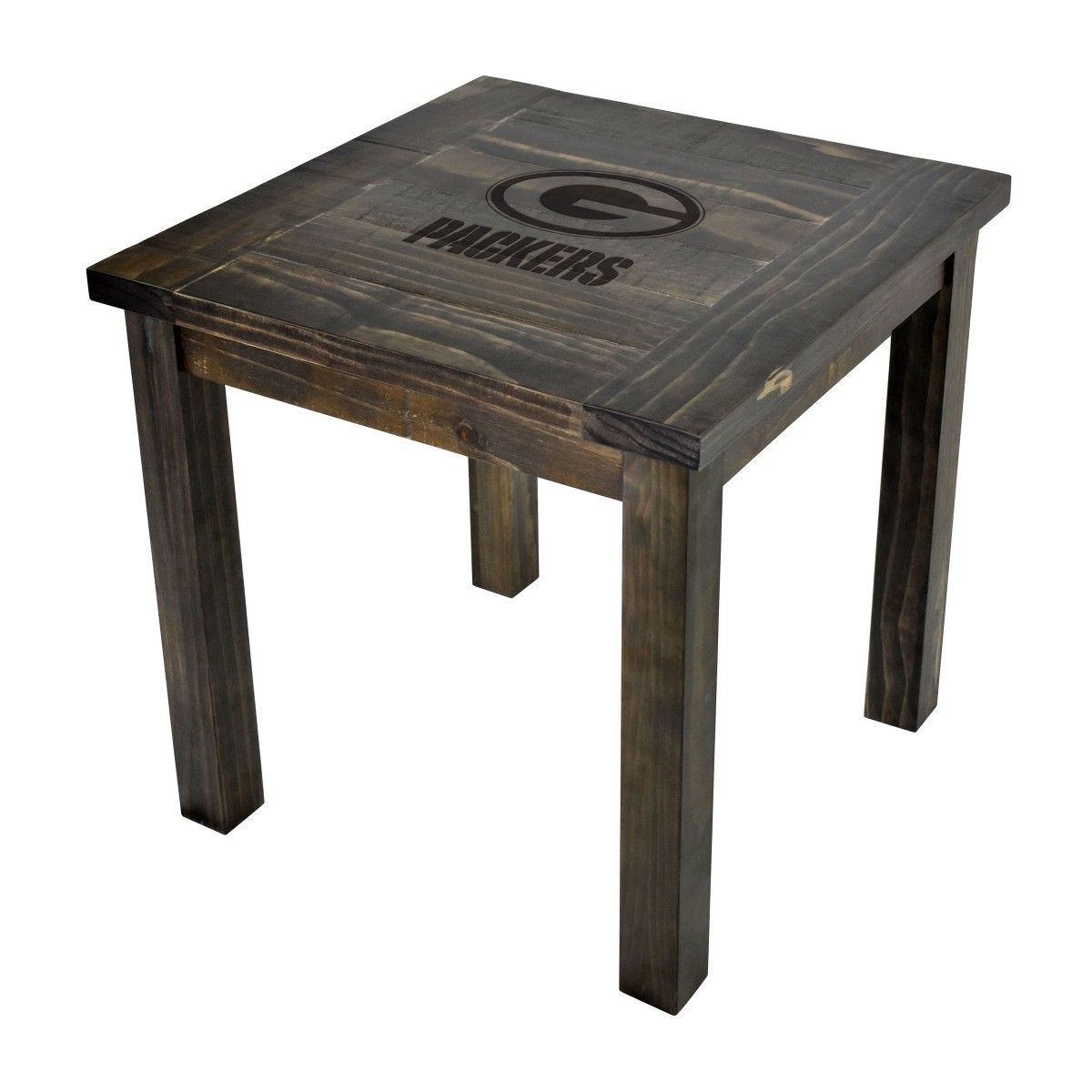 Imperial Green Bay Packers Reclaimed Side Table