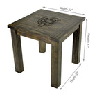 Imperial Chicago Bears Reclaimed Side Table