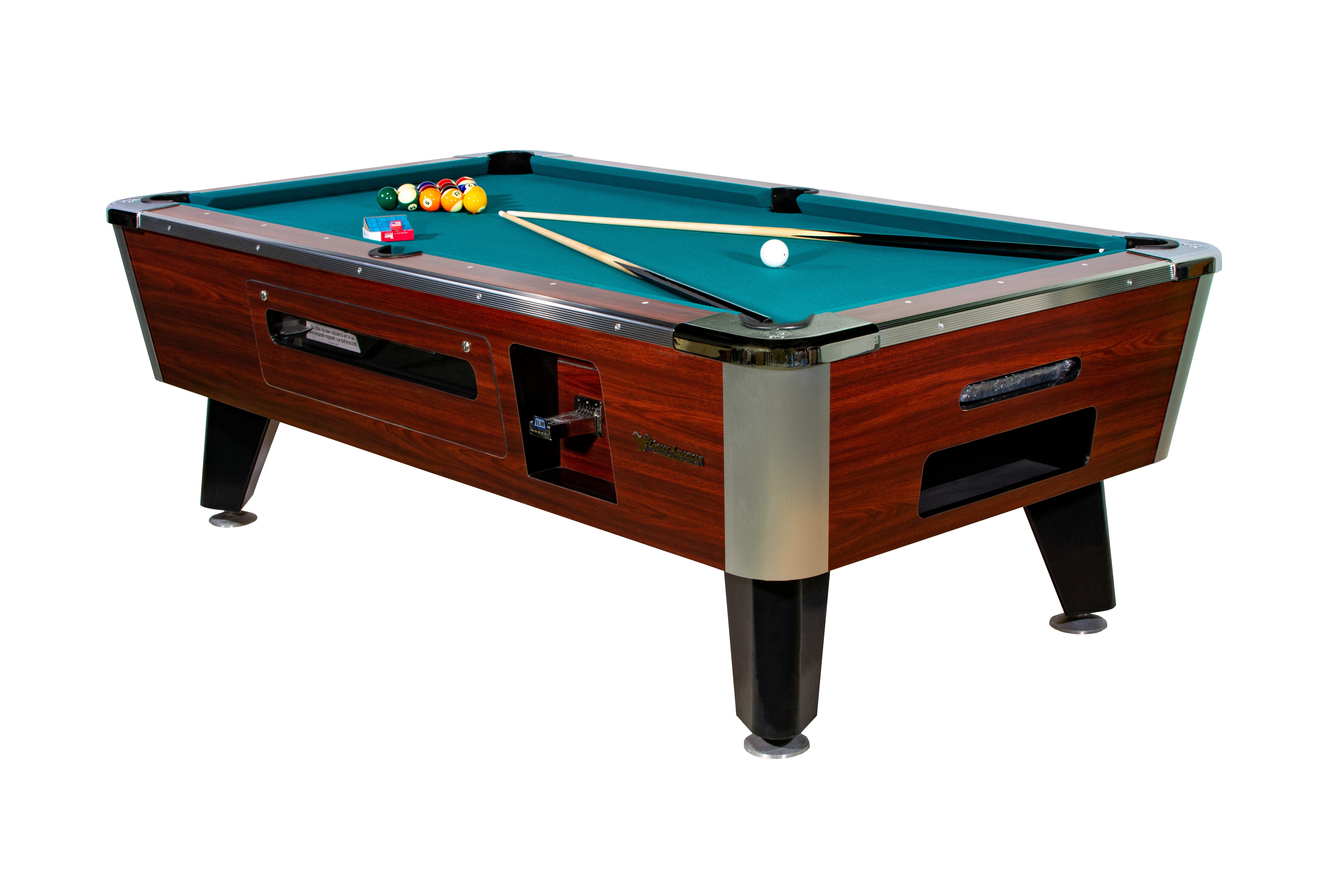 coin master billiard set rare cards 6 1/2' Great American Eagle Home Billiards Pool Table