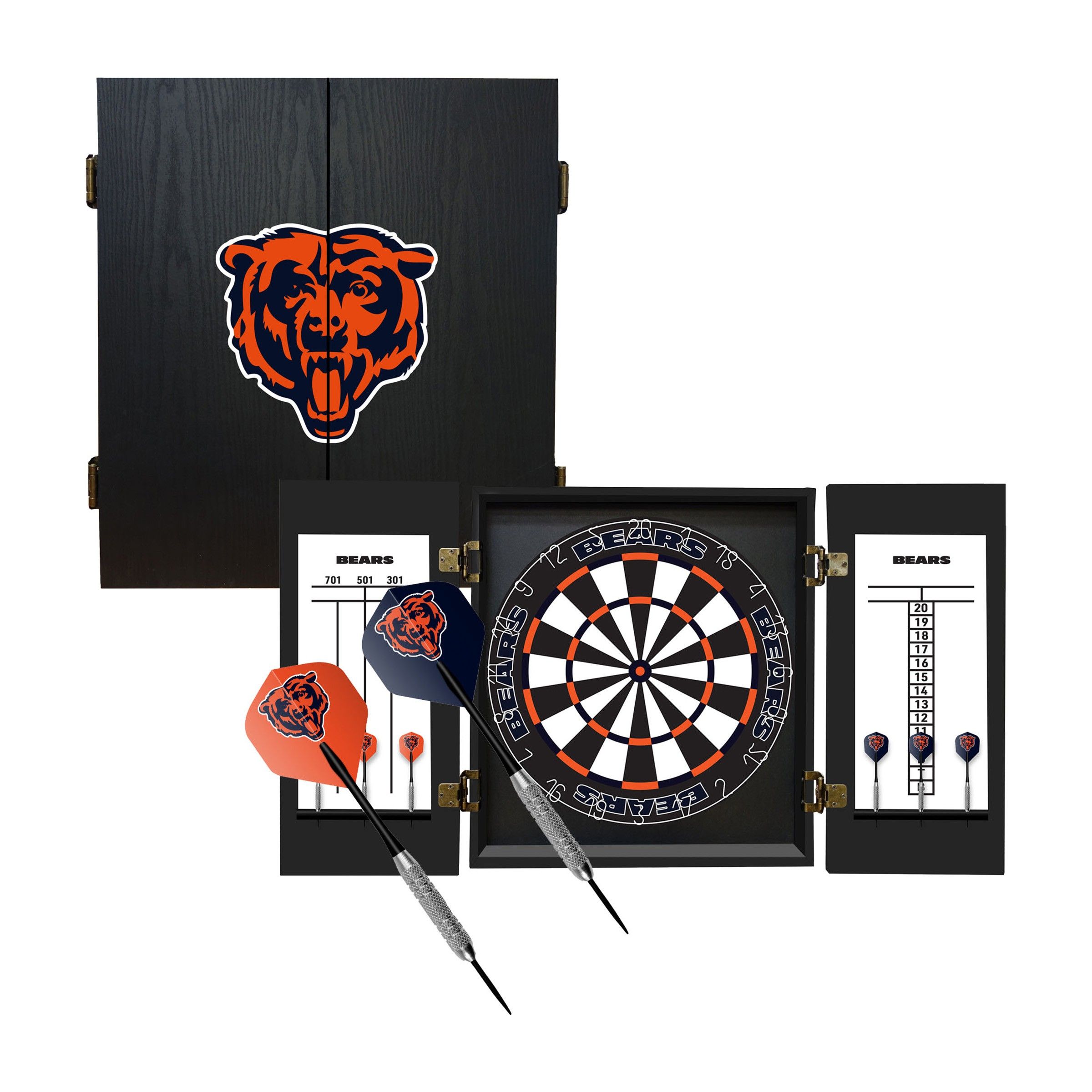 Imperial Chicago Bears Fan's Choice Dartboard Set