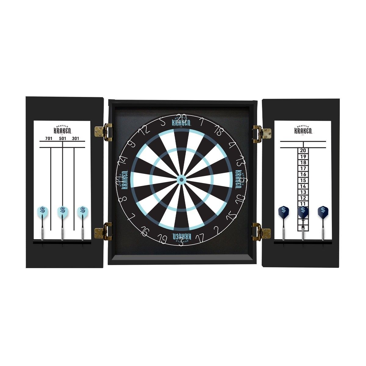 Imperial Seattle Kraken Fan's Choice Dartboard Set