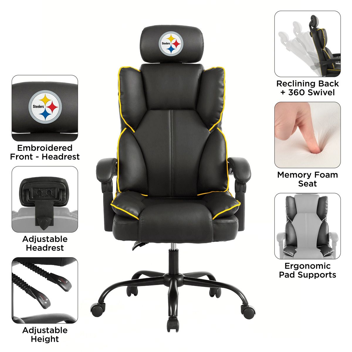 Imperial Pittsburgh Steelers Champ Chair
