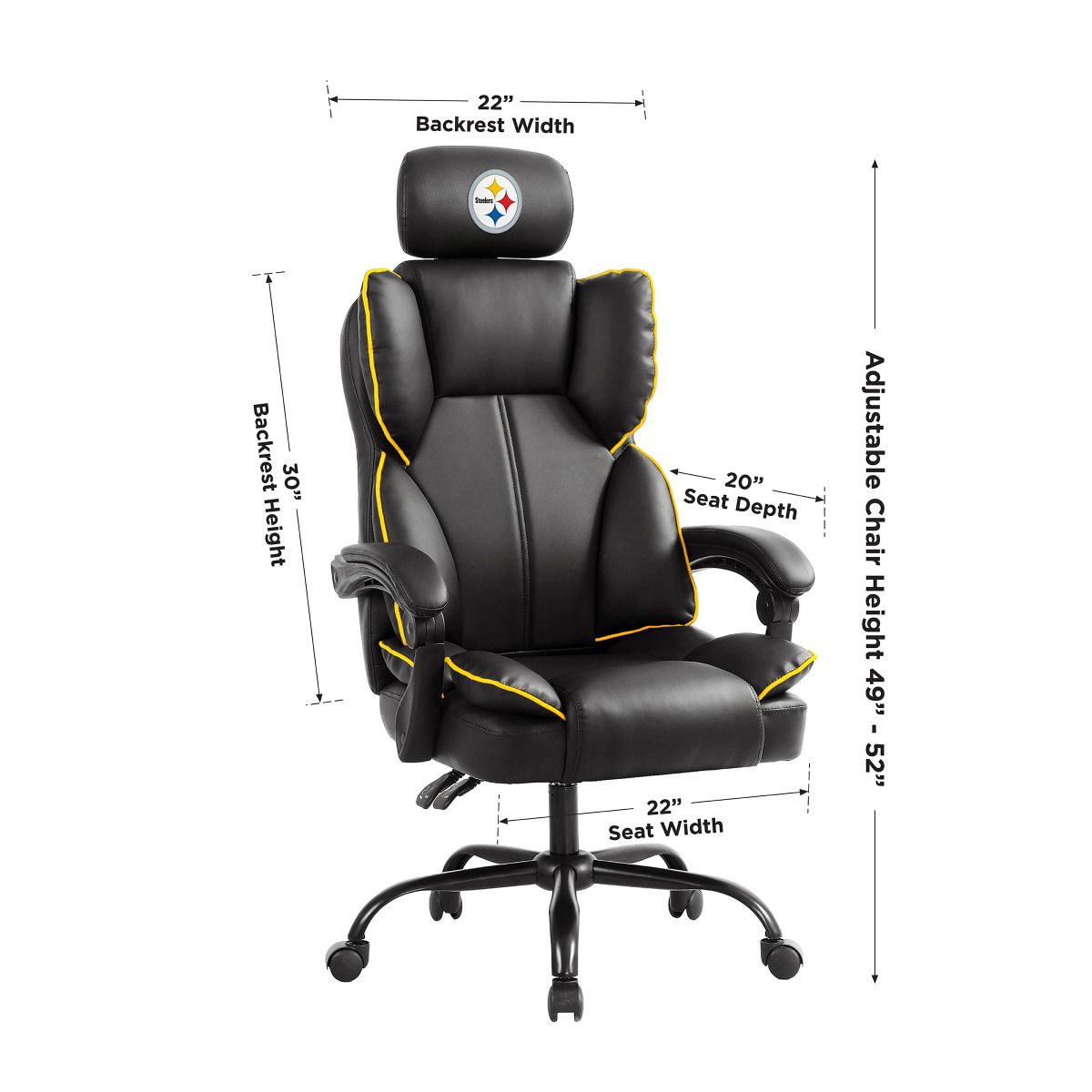 Imperial Pittsburgh Steelers Champ Chair